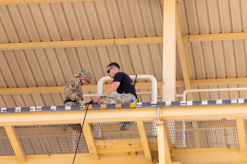 TSAAS Cadre Trains Soldiers