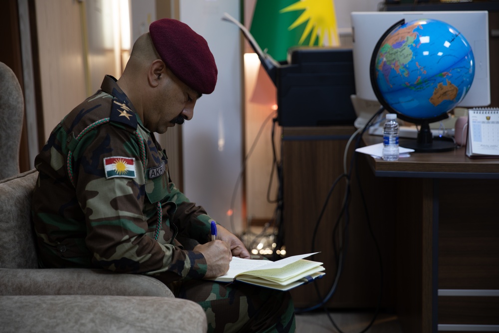 Key Leader Meeting at the Ministry of Peshmerga Observation Command