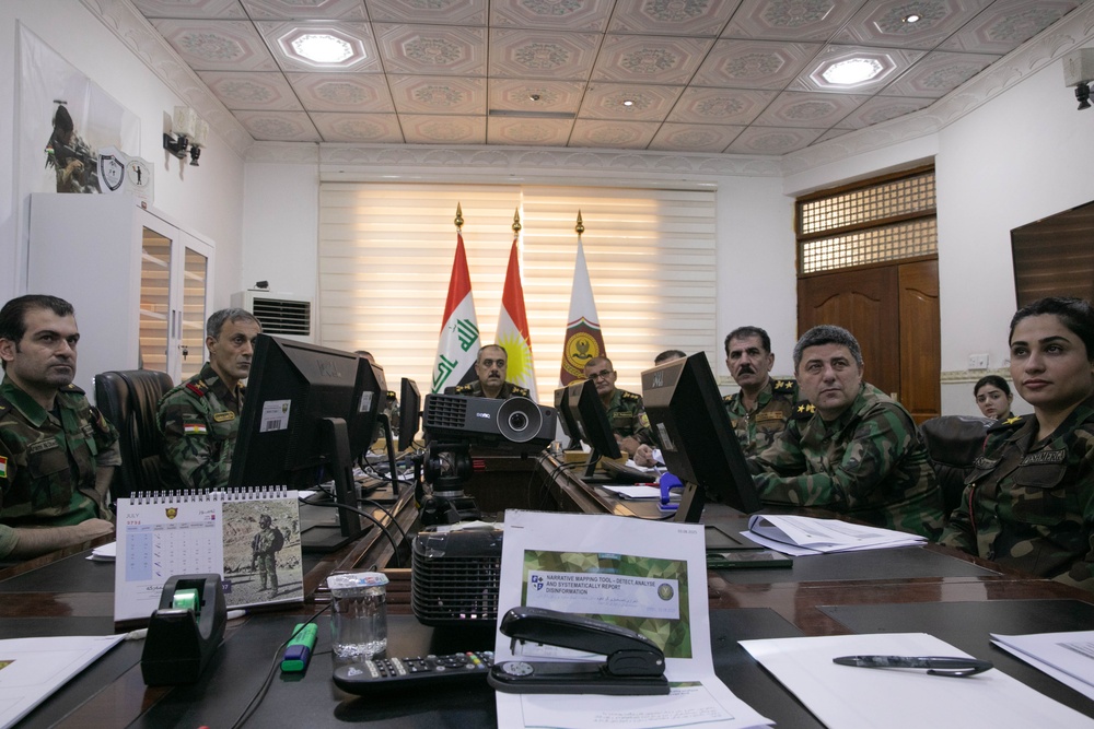 Coalition Forces instruct Information Operations Class