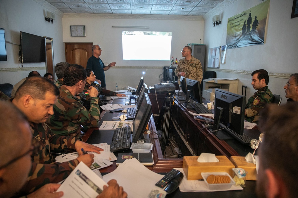 Coalition Forces instruct Information Operations Class