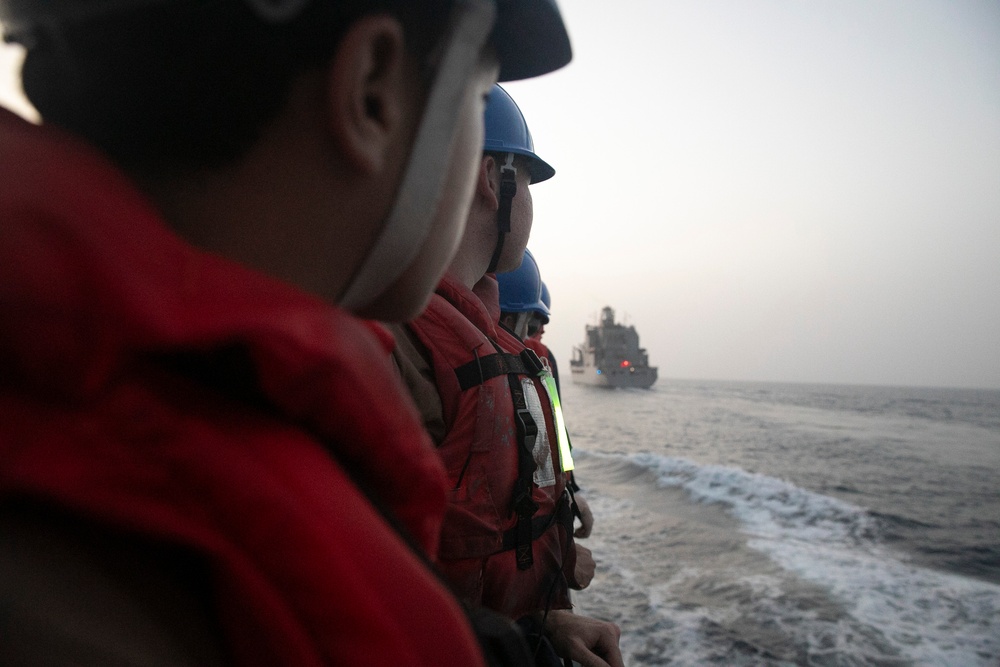 USS Fitzgerald Replenishment-at-sea