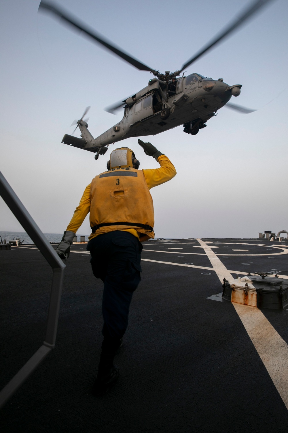 USS Fitzgerald Flight Ops