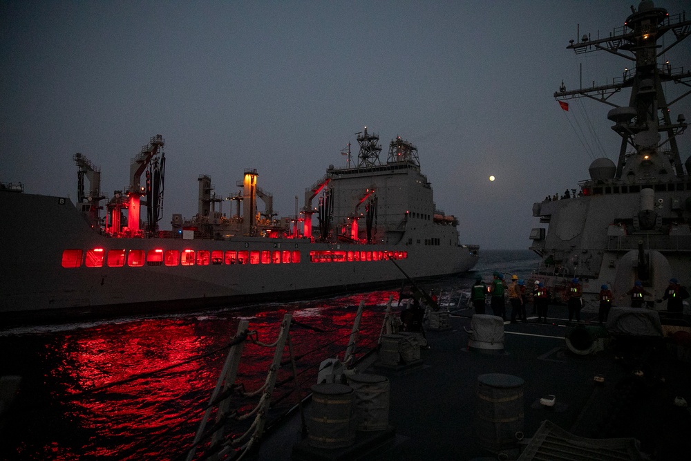 USS Fitzgerald Replenishment-at-sea