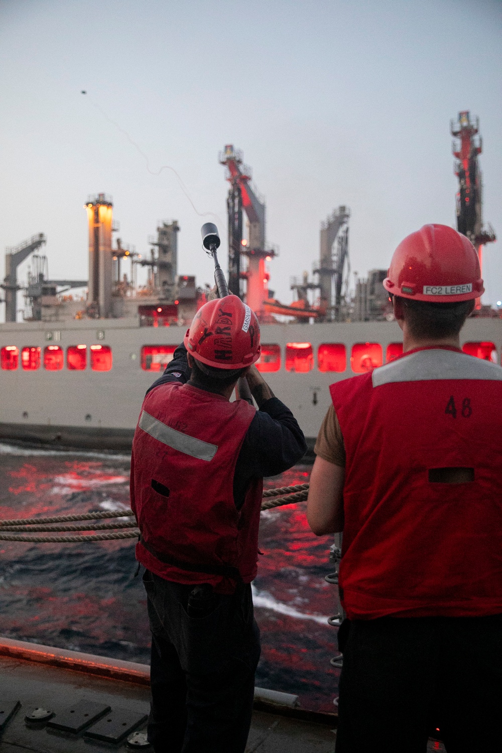 USS Fitzgerald Replenishment-at-sea