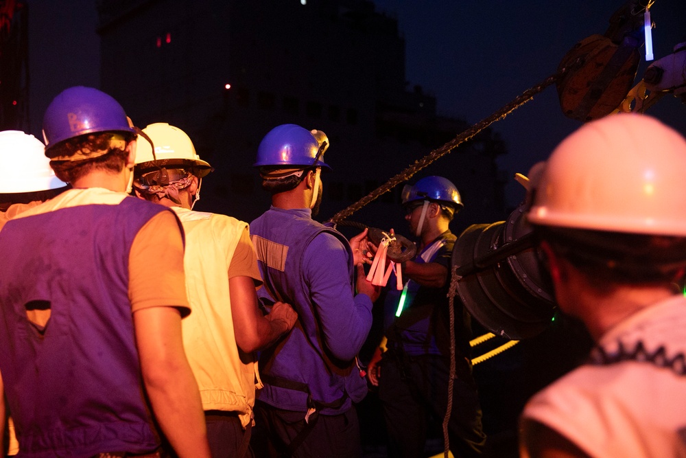 USS Fitzgerald Replenishment-at-sea