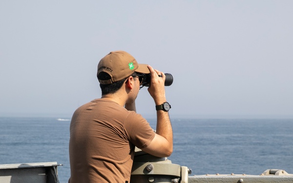 USS Fitzgerald Strait of Hormuz Transit