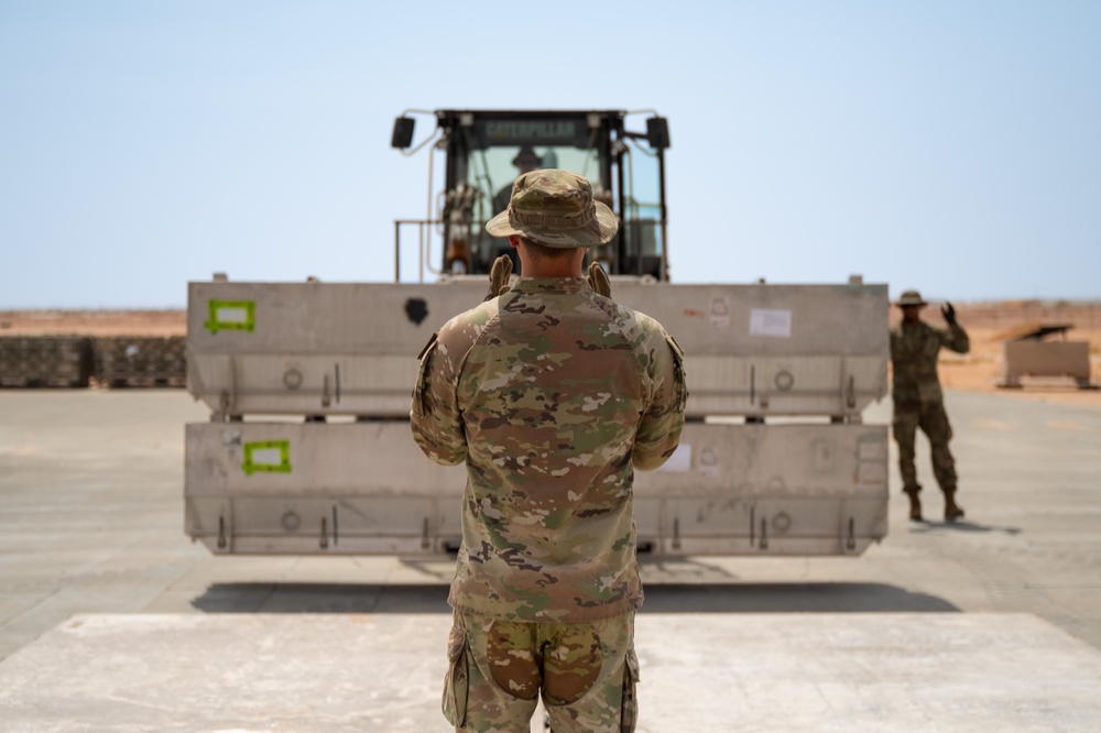 From Cargo to Combat-Ready: 378th ELRS Port Dawgs move mission-essential cargo
