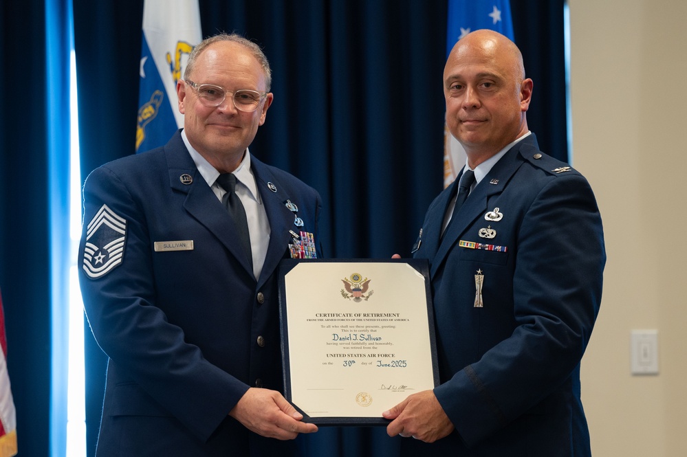 Chief Master Sgt. Sullivan retires from U.S. Air Force