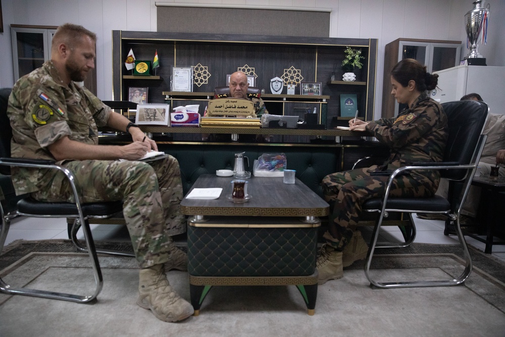 Joint Collision Advisory Team Meets with the Ministry of Peshmerga Affairs in Key Leadership Engagement