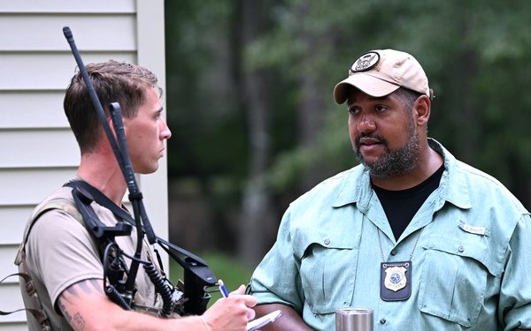 Civil Afffairs Students Take Part in Operation Sluss-Tiller Exercise