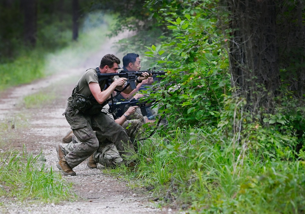Civil Afffairs Students Take Part in Operation Sluss-Tiller Exercise