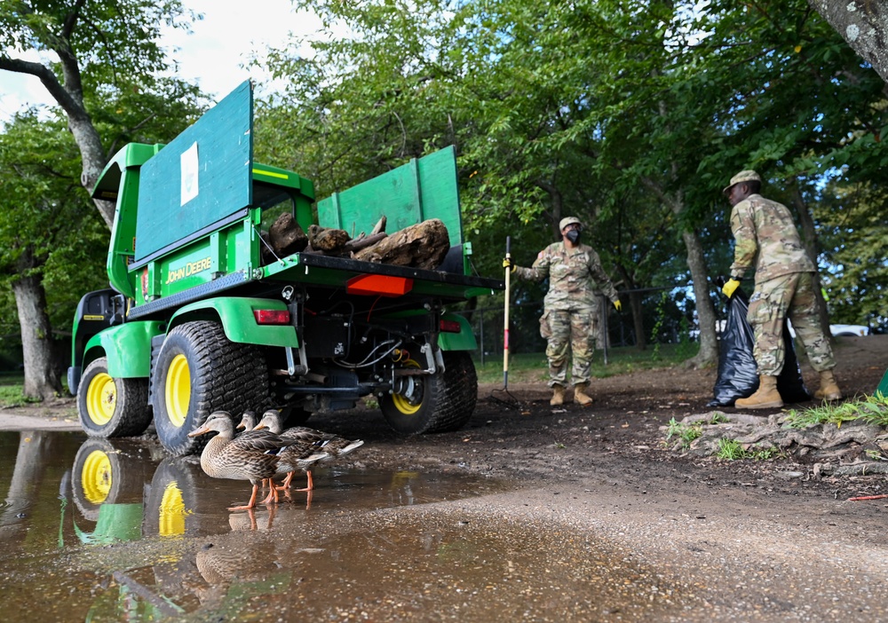 National Guard Soldiers support Safe and Beautiful effort in D.C.