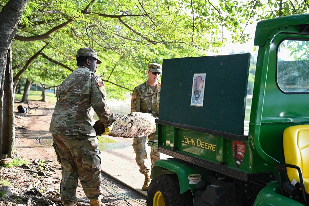 National Guard Soldiers support Safe and Beautiful effort in D.C.