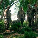 U.S. Army Soldiers create a terrain model prepping for a Jungle Field Training Exercise