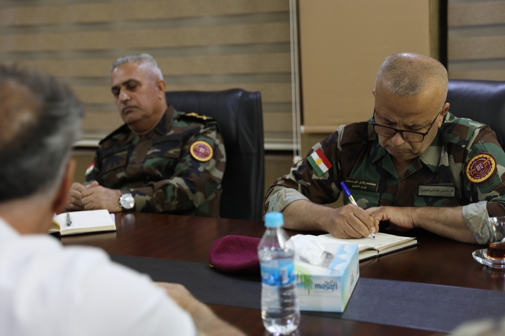 Key Leader Meeting with 1st Support Forces Command