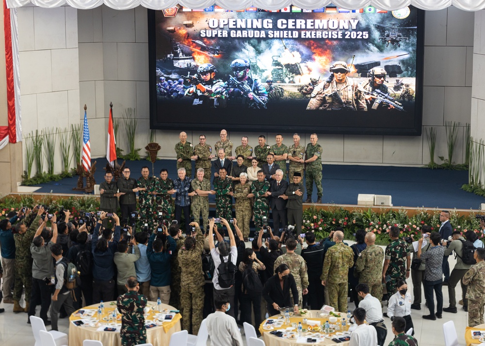 Super Garuda Shield 2025 opening ceremony