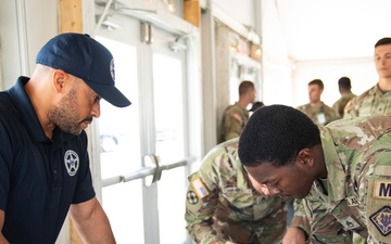 Guard Soldiers Swear in with the United States Marshals Service
