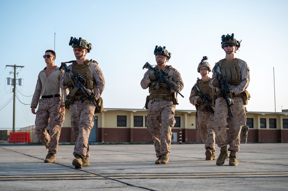 U.S. Marines support Operation Southern Guard