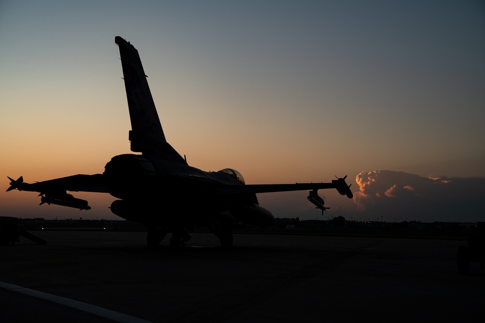 114th Fighter Wing conducts evening operations