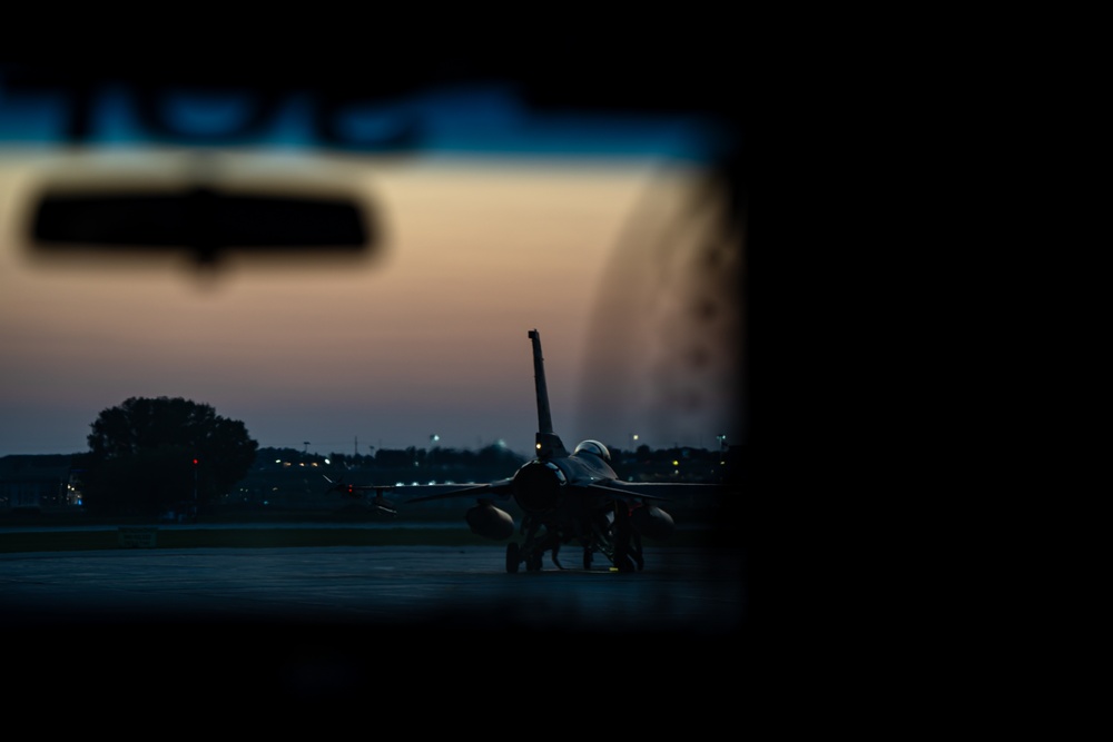 114th Fighter Wing conducts evening operations