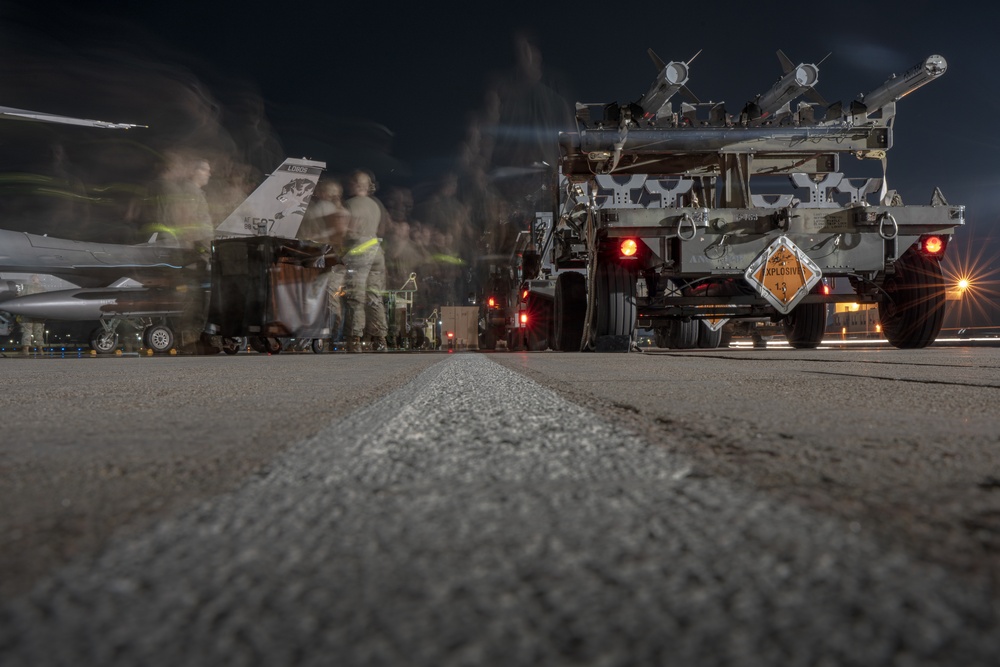 114th Fighter Wing conducts evening operations