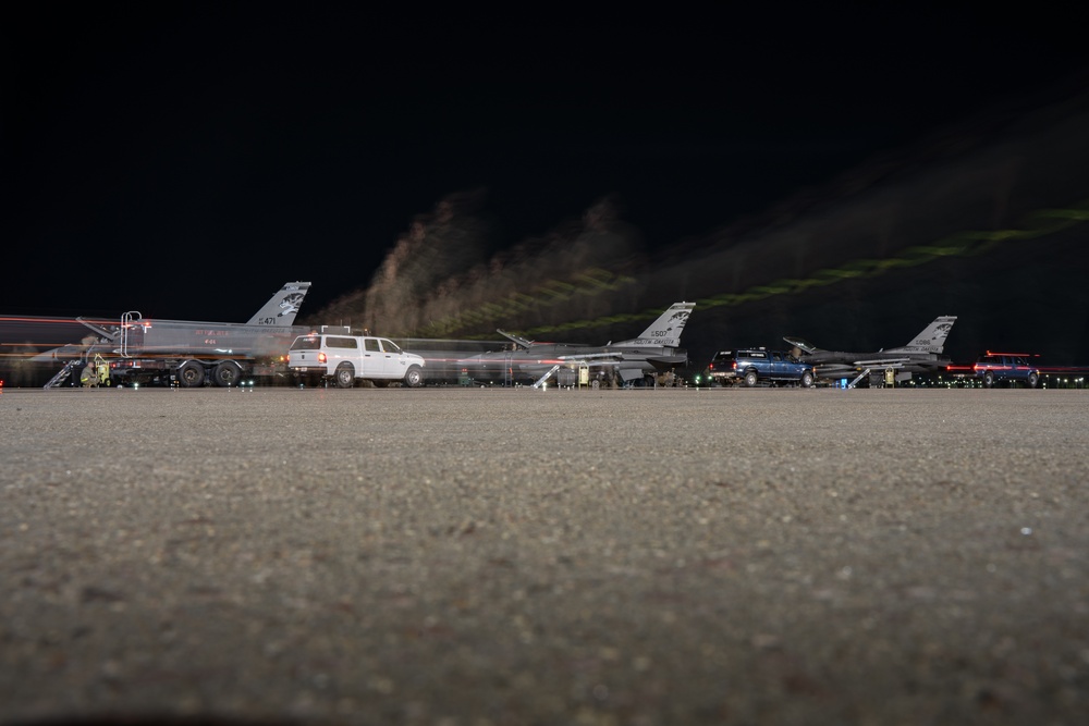 114th Fighter Wing conducts evening operations