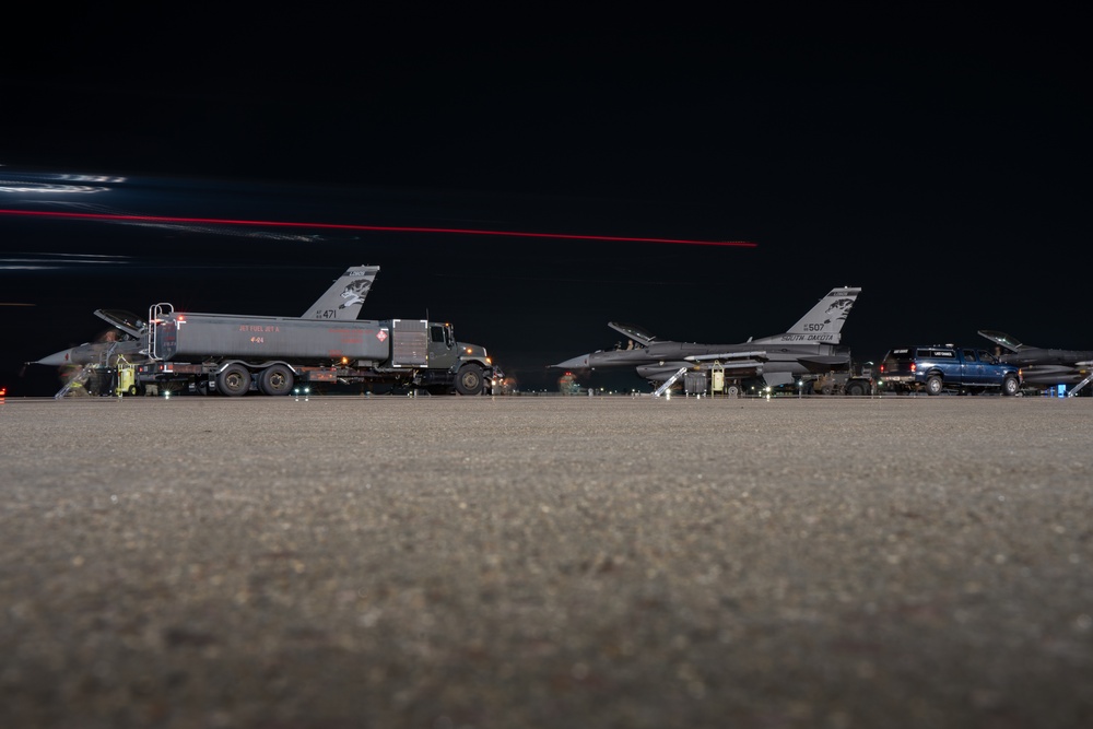 114th Fighter Wing conducts evening operations