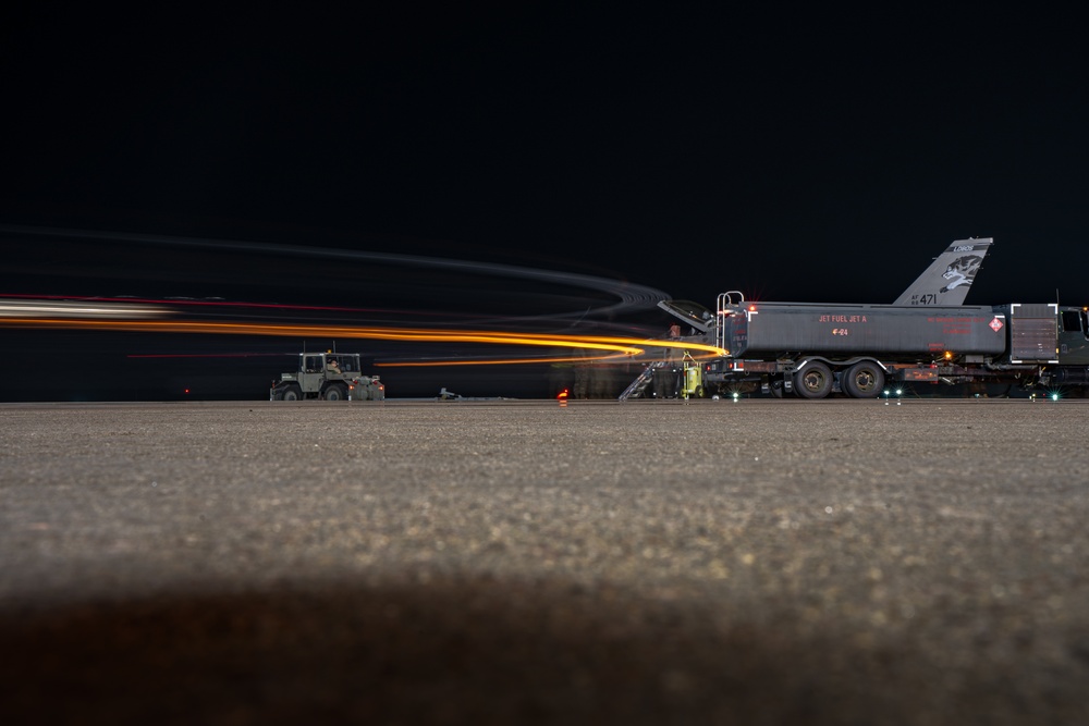 114th Fighter Wing conducts evening operations