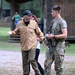 Students Interact with Role Players During Culmination Exercise
