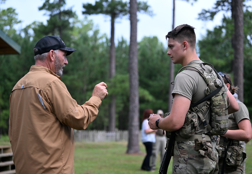 Students Interact with Role Players During Culmination Exercise