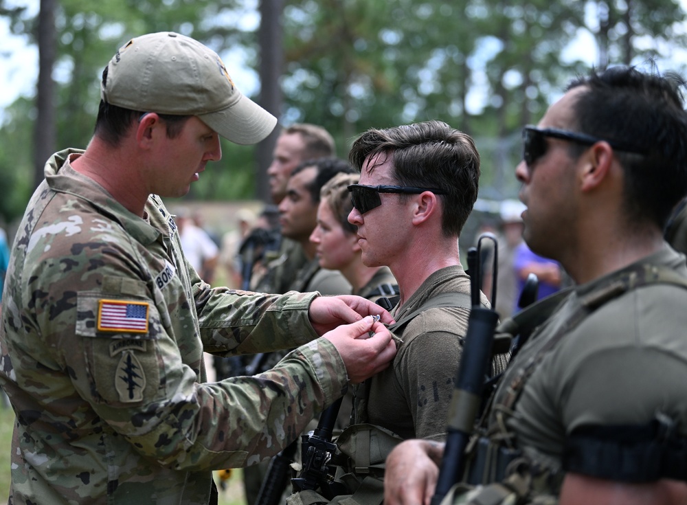 Students Interact with Role Players During Culmination Exercise