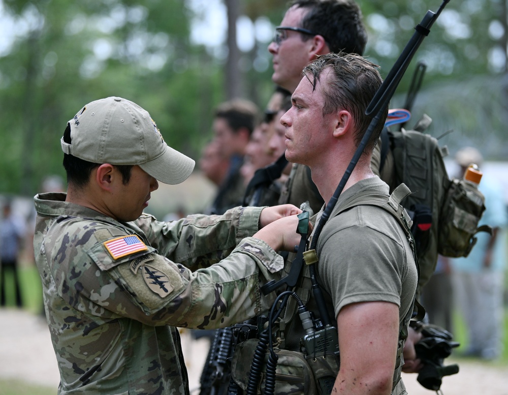 Students Interact with Role Players During Culmination Exercise