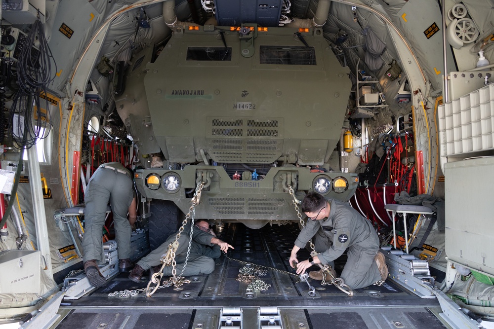 U.S. Marines conduct training during AE25