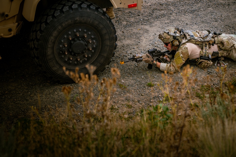 Securing the Route: 91st MSOS Convoy Response Force Participates in ARROW 2025 Week 1