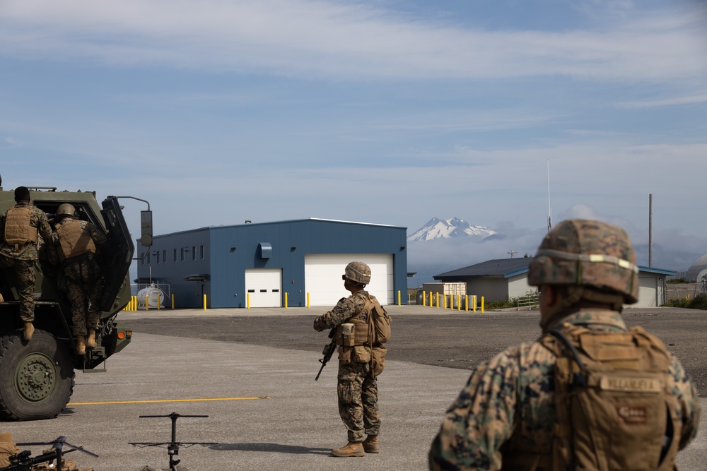 U.S. Marines conduct training during AE25