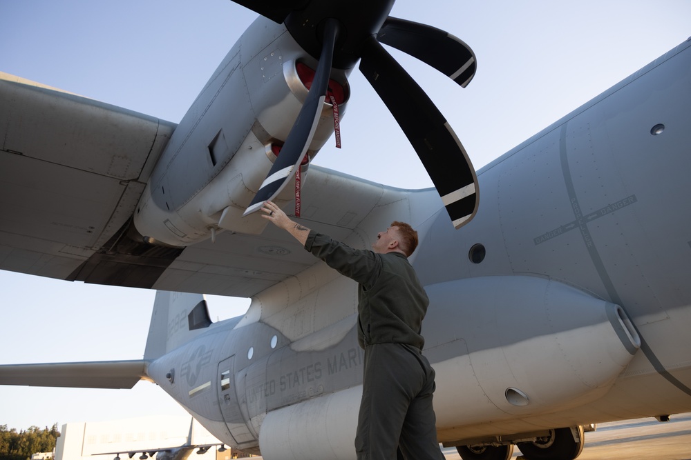 U.S. Marines conduct training during AE25