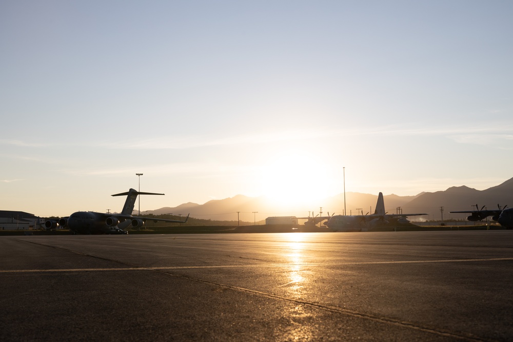 U.S. Marines conduct training during AE25