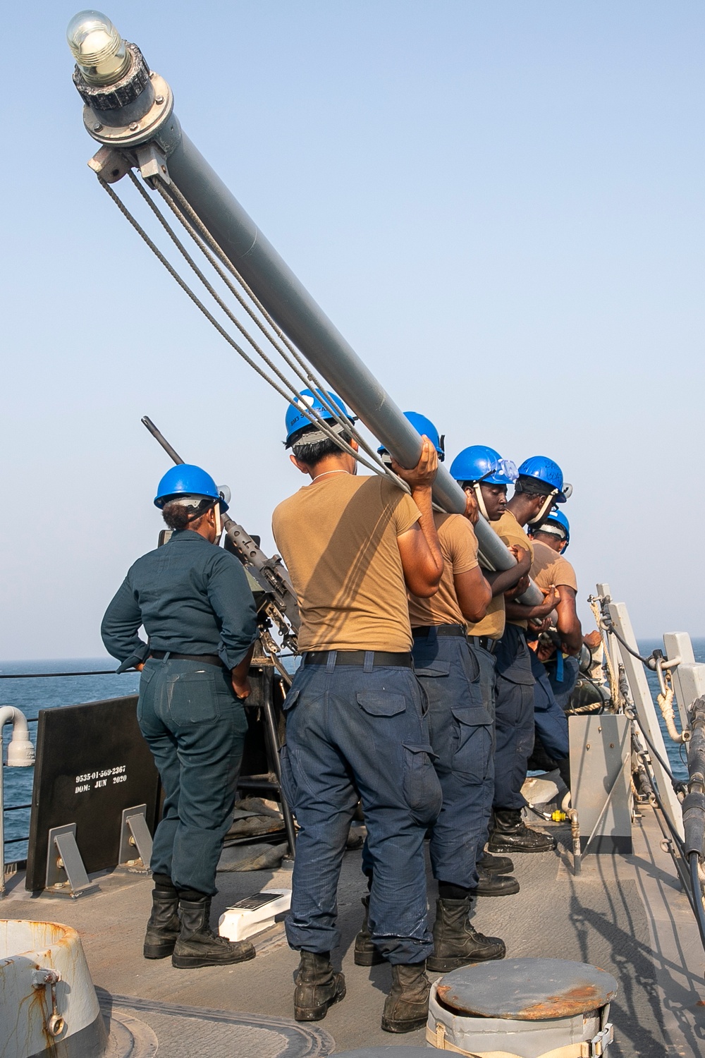 USS Fitzgerald Anchoring Evolution