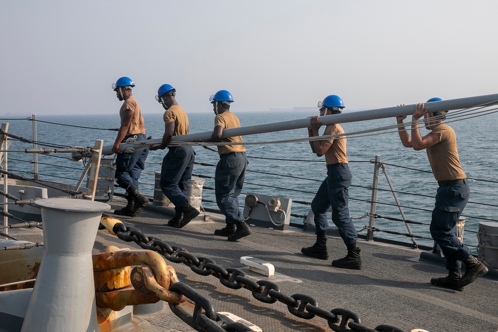 USS Fitzgerald Anchoring Evolution
