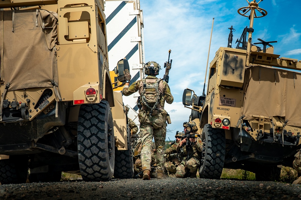 Securing the Route: 91st MSOS Convoy Response Force Participates in ARROW 2025 Week 1