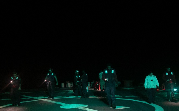 USS Fitzgerald Flight Ops