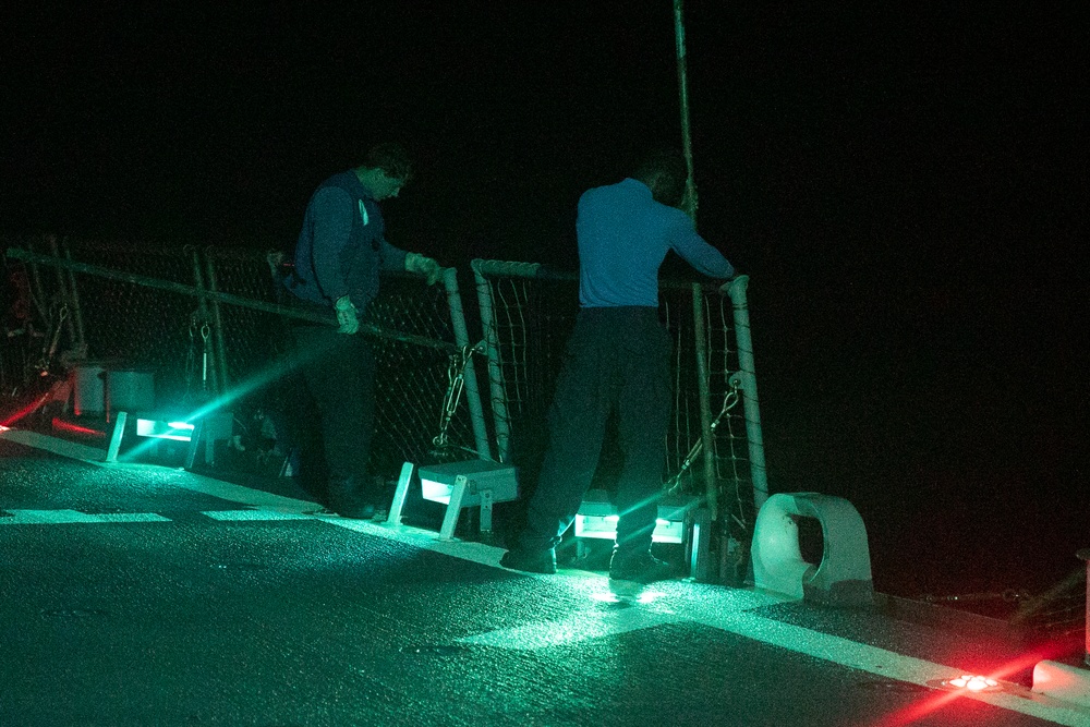 USS Fitzgerald Flight Ops