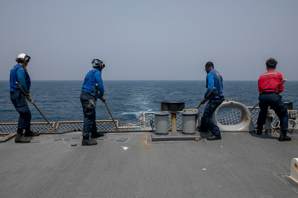 USS Fitzgerald Flight Ops