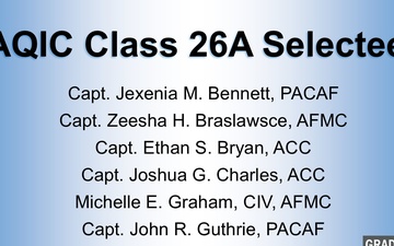 Acquisition Instructor Course names Course 26A selectees