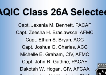 Acquisition Instructor Course names Course 26A selectees