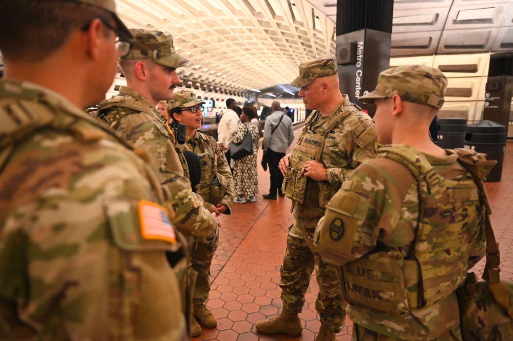 D.C. National Guard Commanding General visits JTF-DC posts D.C. National Guard Commanding General visits JTF-DC posts