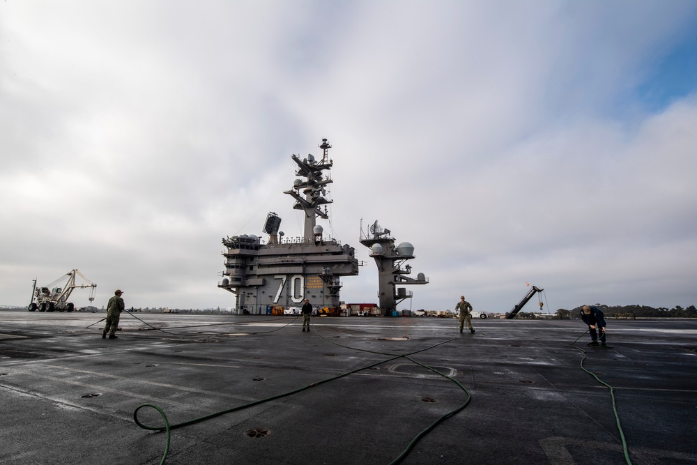 USS Carl Vinson conducts routine operations