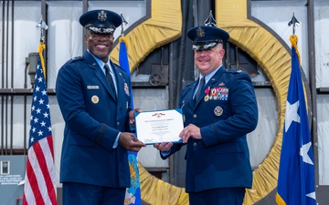 635th Supply Chain Operations Wing Change of Command 2025
