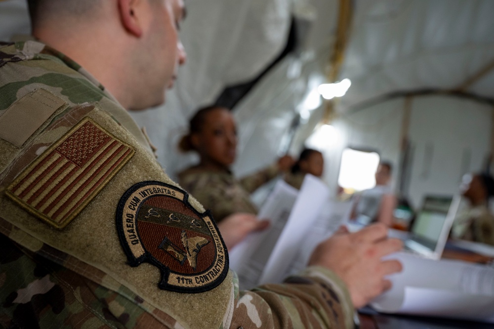 11th Contracting Squadron prepares for combat readiness