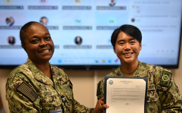 Navy Medicine Readiness and Training Command New England Sailors Receive Promotions
